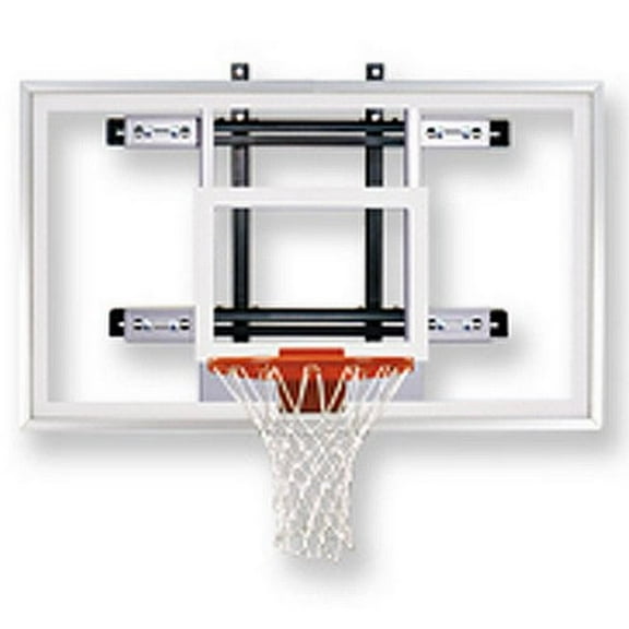 First Team Powermount Select Wall-Mounted Basketball Hoop with 60 Inch Acrylic Backboard