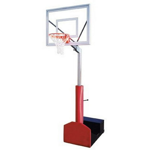 First Team Rampage II Steel-Acrylic Portable Basketball System44; Black