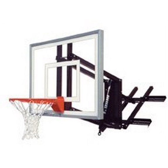 First Team RoofMaster II Steel-Acrylic Roof Mounted Adjustable Basketball System44; Black