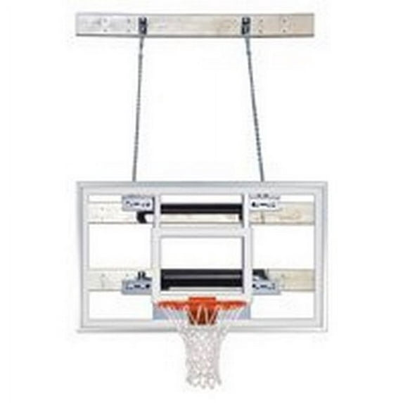 First Team SuperMount46 Pro Steel-Glass Wall Mounted Basketball System44; Forest Green