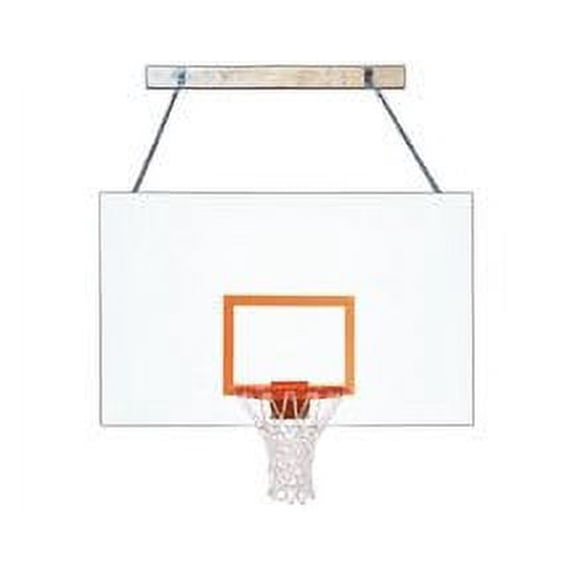 First Team SuperMount68 Magnum Steel Wall Mounted Basketball System44; Navy Blue