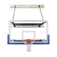 thumbnail image 1 of First Team SupermMount46 Triumph Steel-Glass Wall Mounted Basketball System44; Columbia Blue, 1 of 1