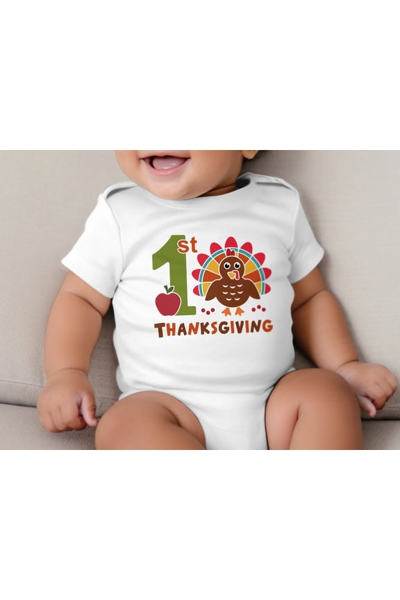 First Thanksgiving Baby Bodysuit