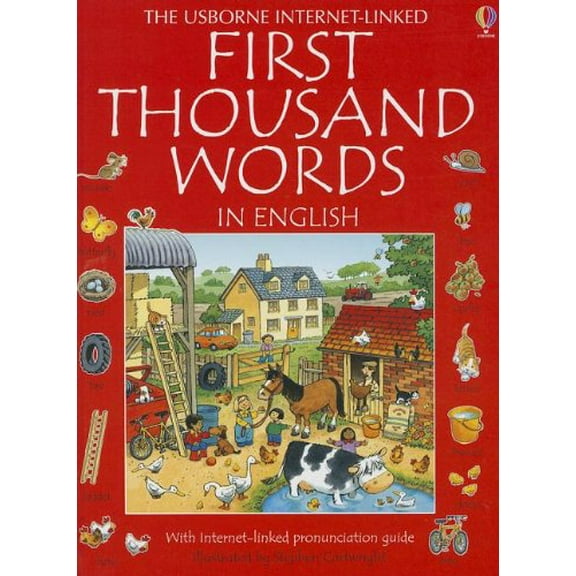 Pre-Owned First Thousand Words in English (Usborne Internet-Linked First Thousand Words) Paperback