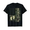 thumbnail image 1 of First Time Bro Shirt, Promoted To Big Brother 2023 Camo Flag Cotton Black T-Shirt, 1 of 5