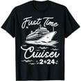 thumbnail image 1 of First Time Cruiser 2024 1st Cruise Vacation Family Couples T-Shirt, 1 of 4