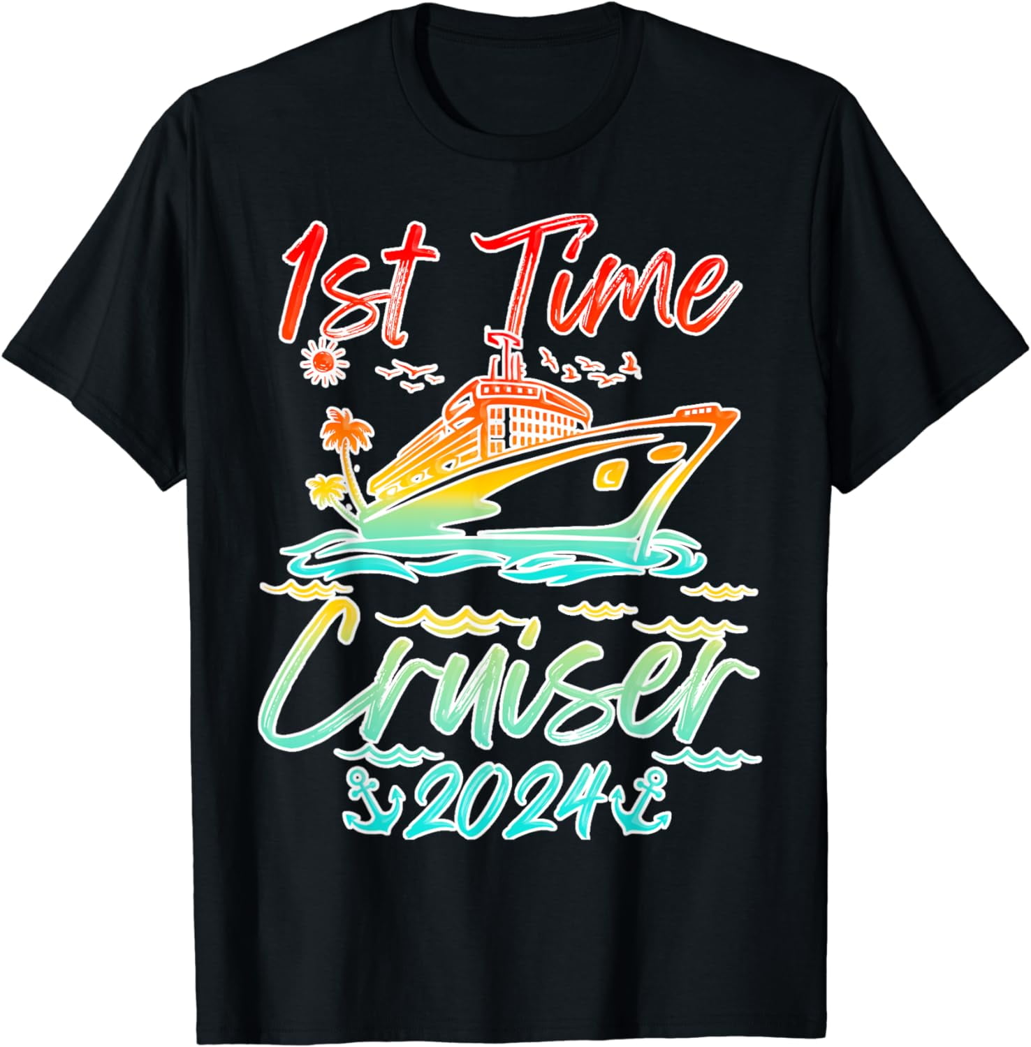 First Time Cruiser Family Vacation 1st T Shirt First Time Cruiser Family Vacation 1st T Shirt
