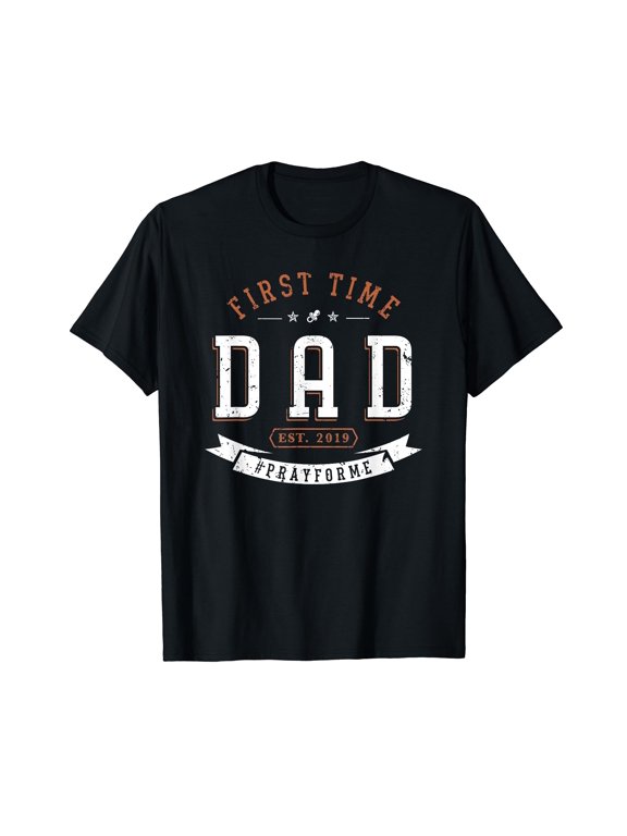 First Time Dad Shirts Expectant Father Future Funny 2019