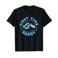 thumbnail image 1 of First Time Daddy Gift Baby Boy New Dad T-Shirt, 1 of 5