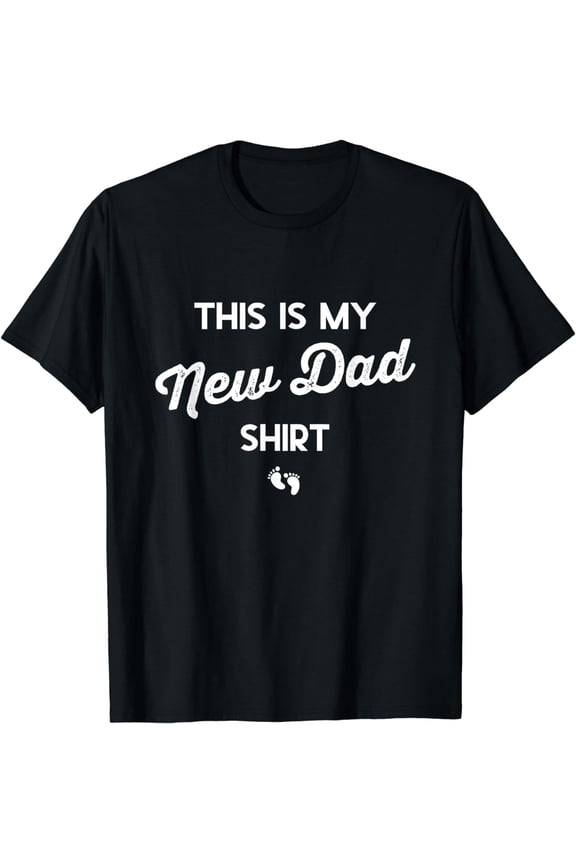 First Time Father Gifts Expecting This Is My New Dad Shirt T-Shirt