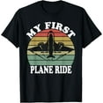thumbnail image 1 of First Time Flying My First Airplane Ride Shirt Boys Girls T-Shirt, 1 of 4