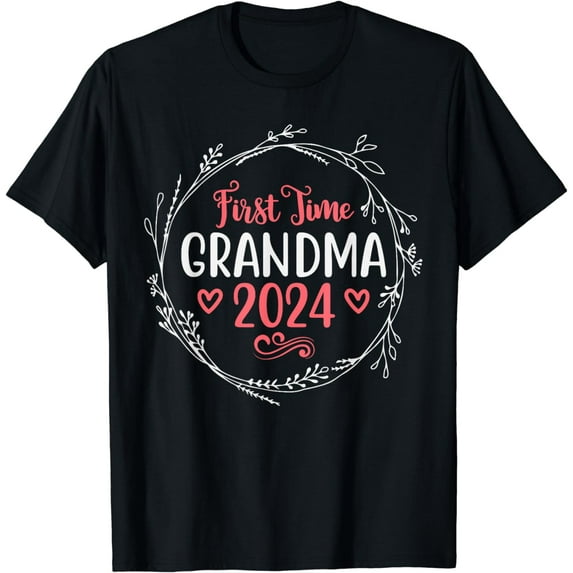 First Time Grandma 2024 Pregnancy announcement New Grandma T-Shirt