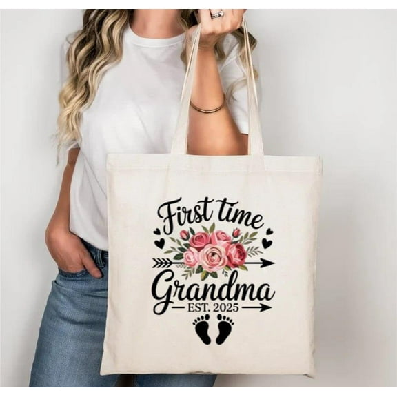 First Time Grandma 2025 Tote Bag for Mother’s Day Gift, a gift just for you