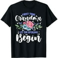 thumbnail image 1 of First Time Grandma Let The Spoiling Begin Future Grandma T-Shirt, 1 of 4