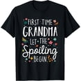 thumbnail image 1 of First Time Grandma let the Spoiling Begin - Grandmother Women T-Shirt, 1 of 7