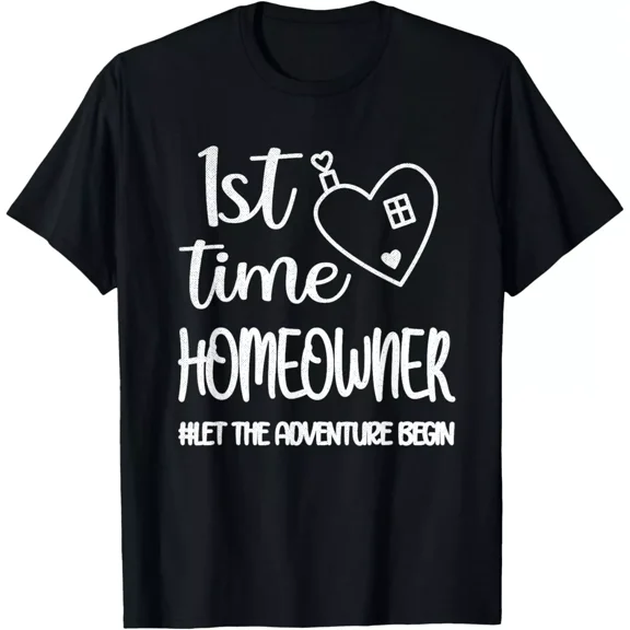 First Time Homeowner Housewarming New House Keys Property Owner Unisex T-Shirt, up to size 5XL