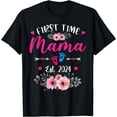 thumbnail image 1 of First Time Mama 2024 Mother's Day Soon To Be Mom Pregnancy T-Shirt, 1 of 4