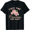 thumbnail image 1 of First Time Mewmaw Est 2025 Grandma Pregnancy Announcement T-Shirt, 1 of 4