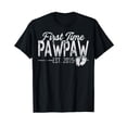 thumbnail image 1 of First Time Pawpaw Est 2025 Soon to be Papa Fathers Day T-Shirt, 1 of 5