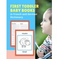 thumbnail image 1 of First Toddler Baby Books in French and German Dictionary: Basic animals vocabulary builder learning word cards bilingual Fran?ais Allemand languages w, 1 of 1