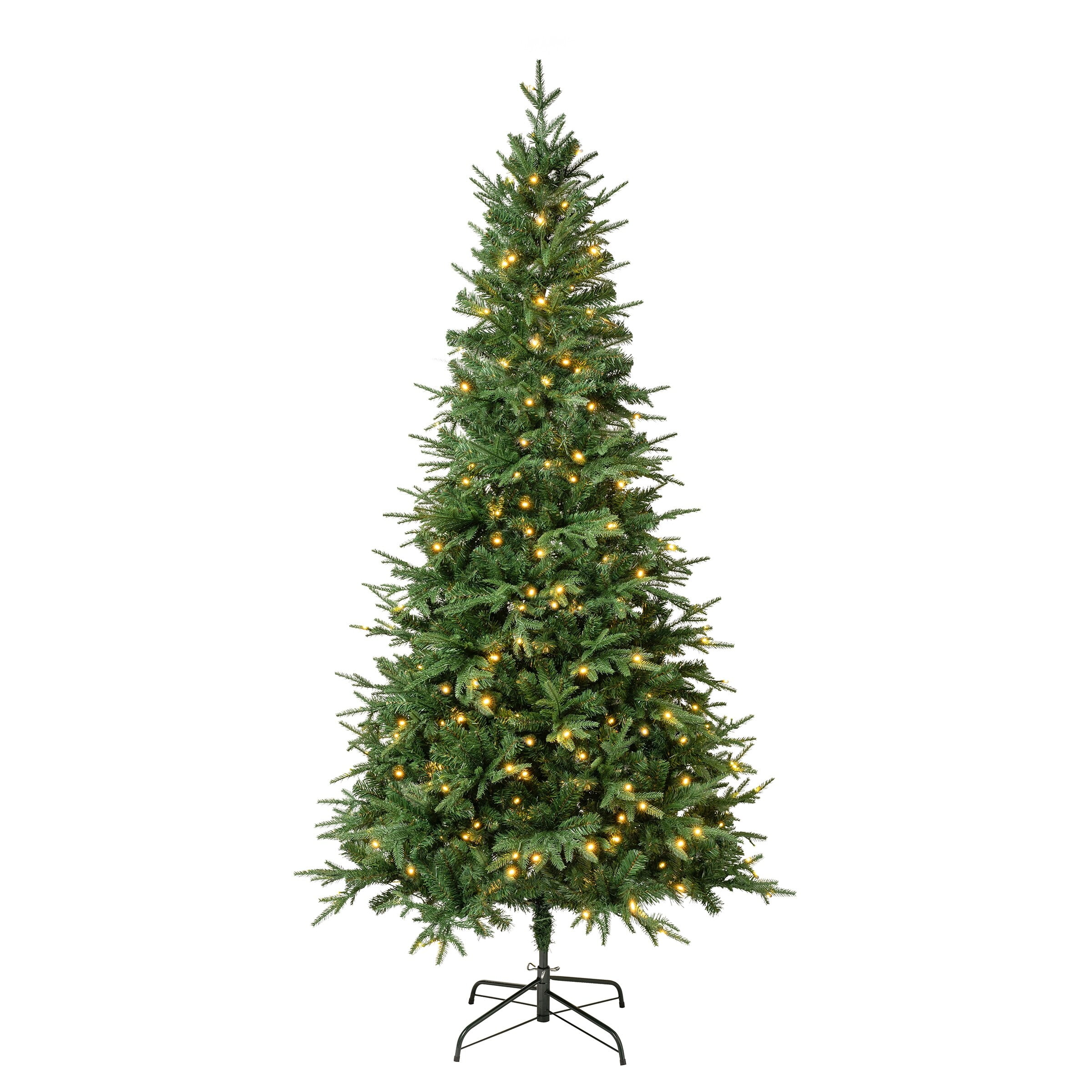 National Tree Company 7.5 ft. Feel-Real Duxbury Tree with Warm White ...