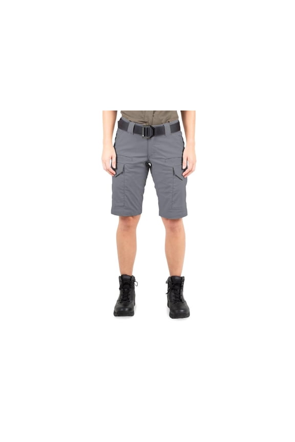 First V2 Short - Womens, Wolf Grey, 4