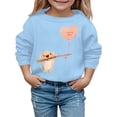 thumbnail image 1 of My First Valentines Day Baby Girl Outfit Crewneck Sweatshirt Lover Themed Letter Print Long Sleeve Pullover Kids Clothes Girls for Toddler Boy 2-3 Years, 1 of 4
