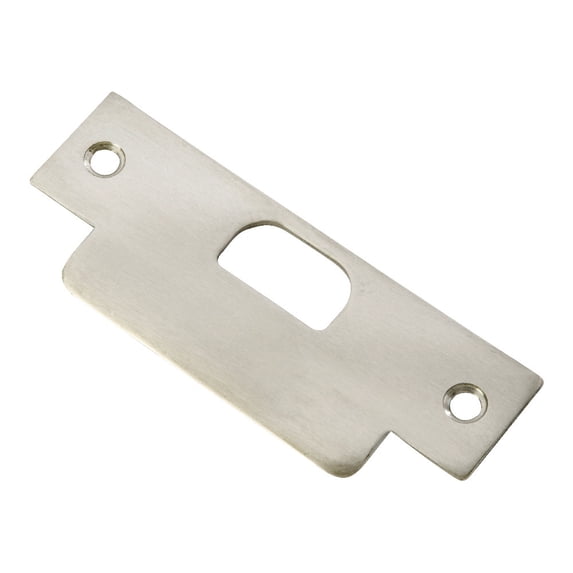 First Watch 1038 1-1/4" X 4-7/8" Standard Asa Commercial Grade Steel Strike Plate -