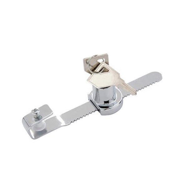 First Watch Security 1306-601 Keyed Alike Showcase Lock, Chrome