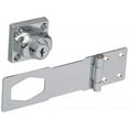 thumbnail image 1 of First Watch Security 3708-601 4.5 in. Keyed Alike Hasp Lock, Chrome, 1 of 1