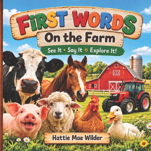First Words: On the Farm, (Paperback) - Walmart.com