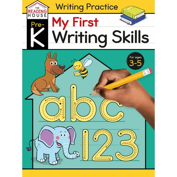 My First Writing Skills (Pre-K Writing Workbook): Preschool Writing Activities, Ages 3-5, Pen Control, Letters and Numbers Tracing, Drawing Shapes, and More (Paperback)