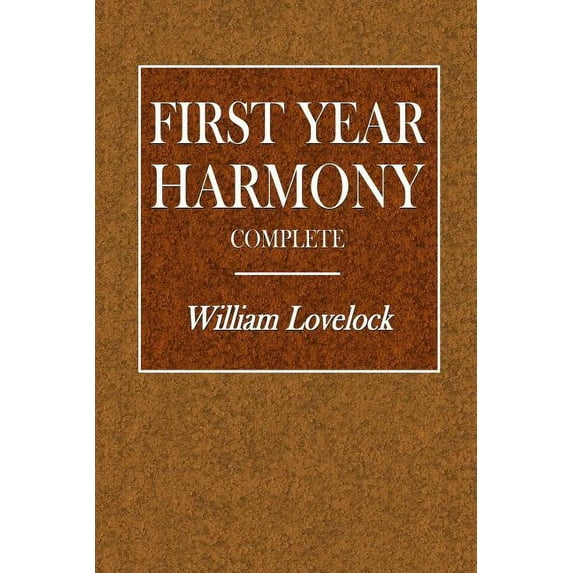 First Year Harmony - Complete, (Paperback)