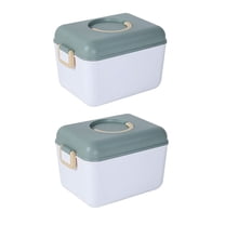 First aid box organizer Medical Box First Aid Box Plastic Container Box Portable Storage Box Family First Aid Kit Medicine Box