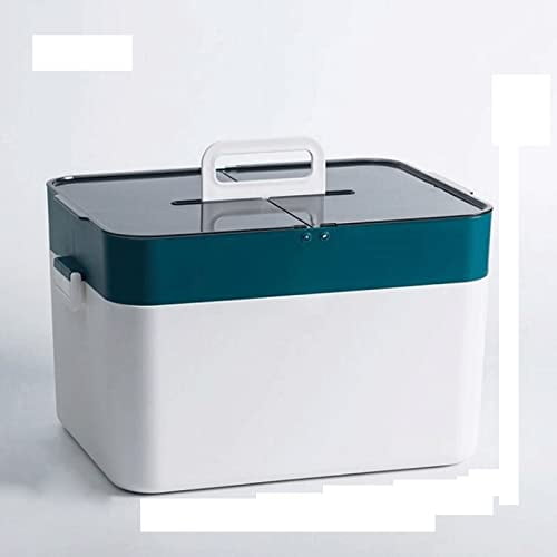 First aid kit Family Medicines BoxPortable Medicine Chest Medicine Boxes 2 Layers Medical Storage Box