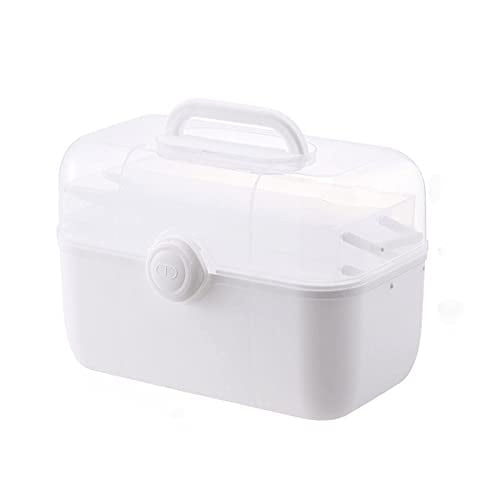 First aid kit Medicine Box Folding Portable First Aid Kit Storage Box Family Emergey Kit Plastic Sundries Case with Handle First aid kit Home