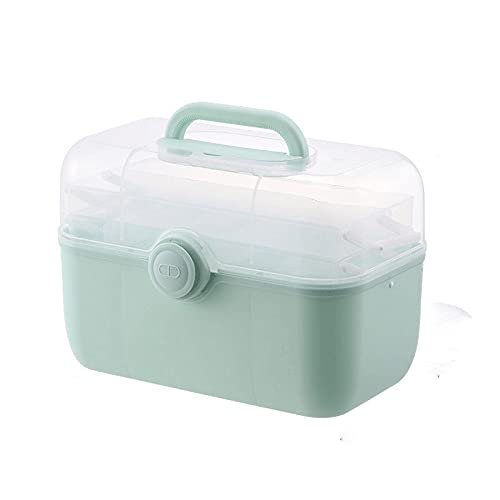 First aid kit Medicine Box Folding Portable First Aid Kit Storage Box Family Emergey Kit Plastic Sundries Case with Handle First aid kit Home