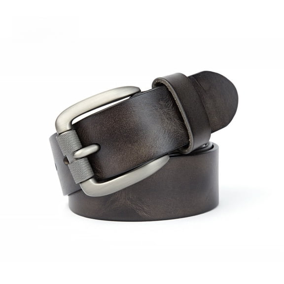 First layer cowhide belt pin buckle vegetable tanned leather men's leather belt retro men's belt fashion men's jeans belt