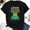 thumbnail image 1 of First of All Jesus Thinks I'm A Delight Frog Funny Meme Unisex T-Shirt, 1 of 5