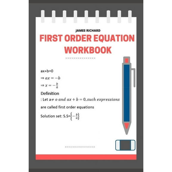 First order equation workbook (Paperback)