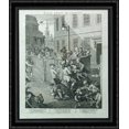 thumbnail image 1 of First stage of cruelty 28x32 Large Black Ornate Wood Framed Canvas Art by William Hogarth, 1 of 2