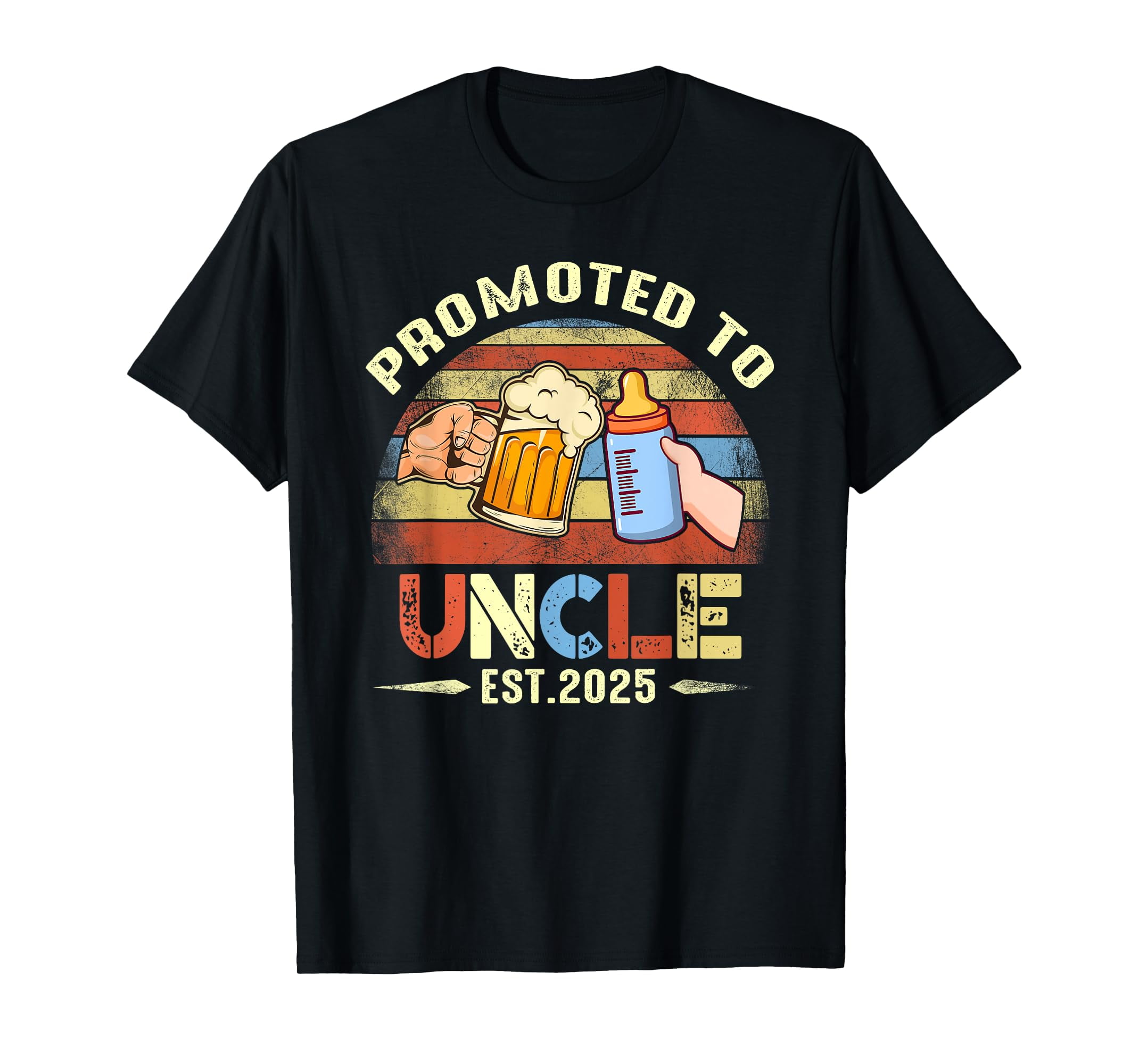 First time Uncle New Dad Promoted to Uncle 2025 TShirt