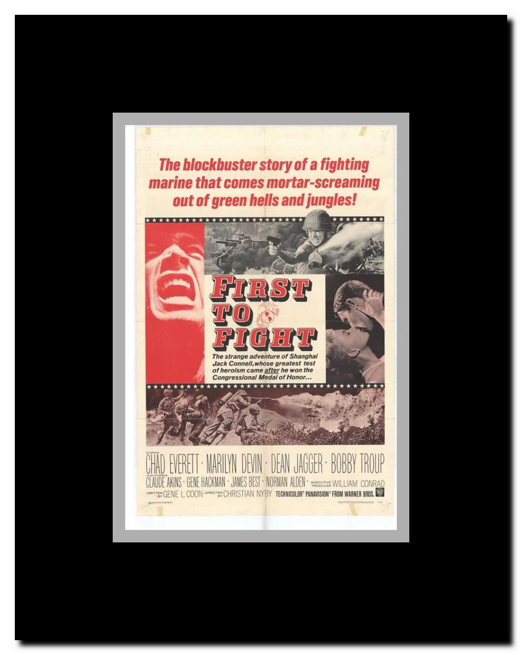 First to Fight Framed Movie Poster