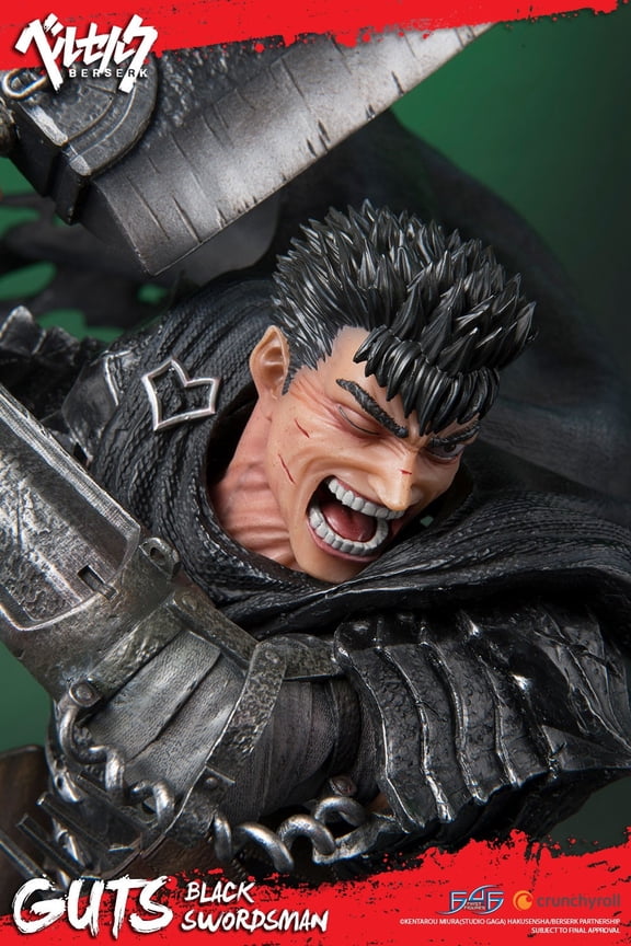 First4Figures Berserk: Guts Black Swordsman 27-Inch Tall Resin Statue