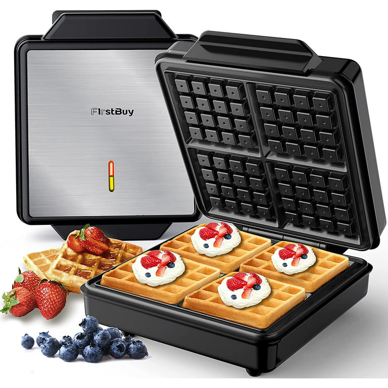 https://i5.walmartimages.com/seo/FirstBuy-Belgian-Waffle-Maker-1200W-Iron-Indicator-Lights-Breakfast-4-Slices-Square-Non-Stick-Machine-Cord-wrap-Family-Use-Black_df51ad43-7b79-4032-be09-ae793914f408.feb2aeb5ee8c86481712f5e142b7943d.jpeg?odnHeight=768&odnWidth=768&odnBg=FFFFFF