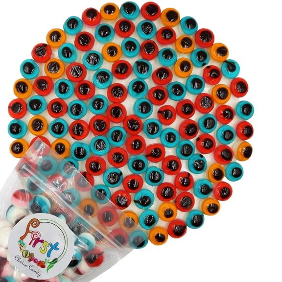 FirstChoiceCandy 3D Juicy Gummy Candy ( 3D Eyeballs, 2 Pound )
