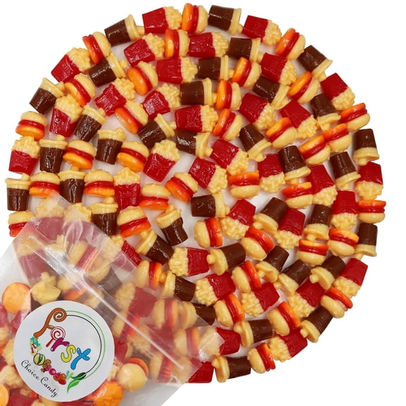 FirstChoiceCandy 3D Juicy Gummy Candy ( Fast Food, 2 Pound )