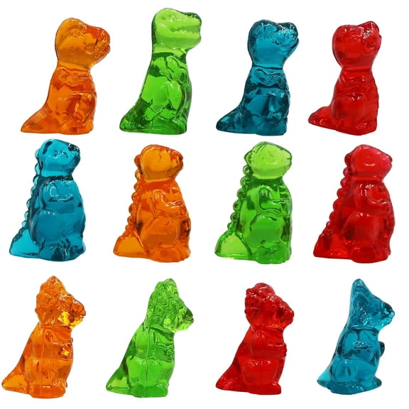 FirstChoiceCandy 3D Rainbow Juicy Gummy Candy ( 3D Dinosaur, 2 Pound