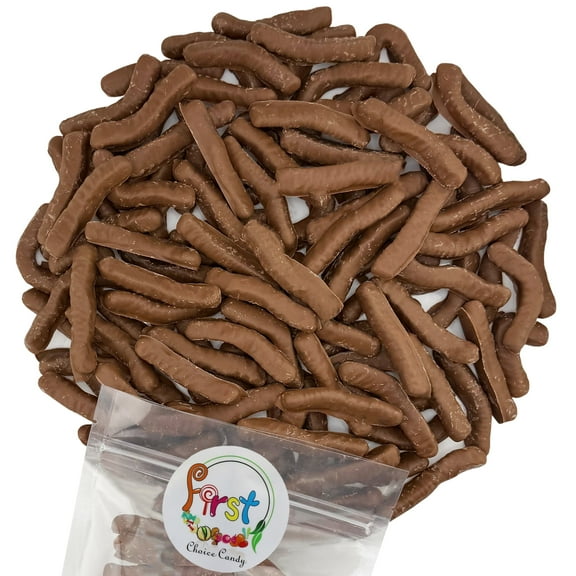 FirstChoiceCandy Chocolate Gummy Worms ( 1 Pound , Milk Chocolate )