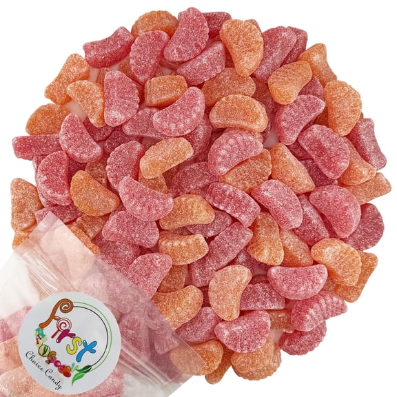 FirstChoiceCandy Fruit Slices Jelly Wedges Candy, Gummy and Sugar Flavored Jelly Candy, Fruit Slices Candy, Delicious Fruit Slices for Occasions , 2 Pound , Valentine Mix